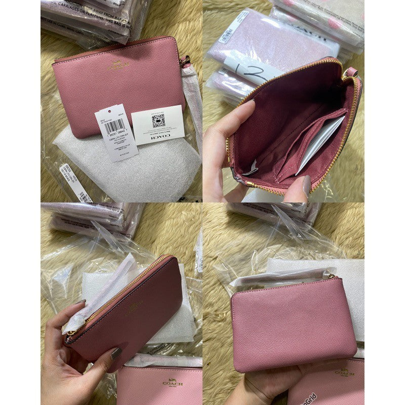 ORIG & IMPORTED CCH Corner Zip Small Wristlet Card Purse Wallet