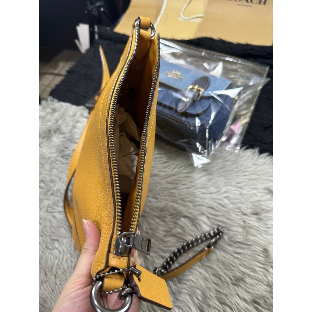 Orig PRELOVED  CCH Small Paxton Duffle Shoulder Bag Crossbody Bag Mustard Yellow