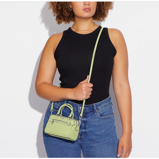 ORIG & IMPORTED CCH Mini Rowan Crossbody Bag in Green/PALE PISTACHIO