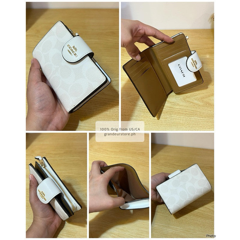 ORIG & IMPORTED CCH MEDIUM CORNER ZIP BIFOLD WALLET