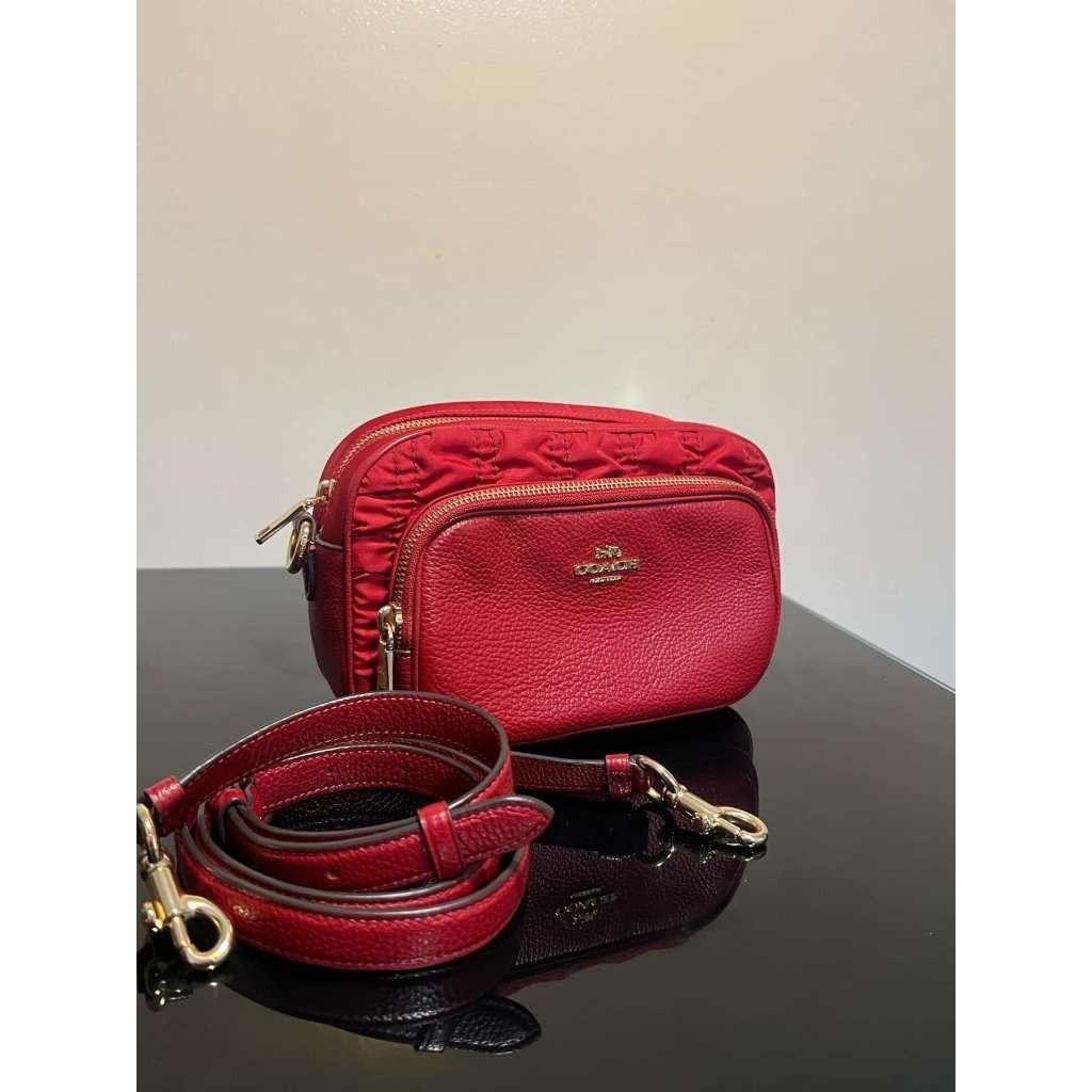 ORIG & IMPORTED Preloved CCH RARE Court Crossbody Camera Bag with Ruching