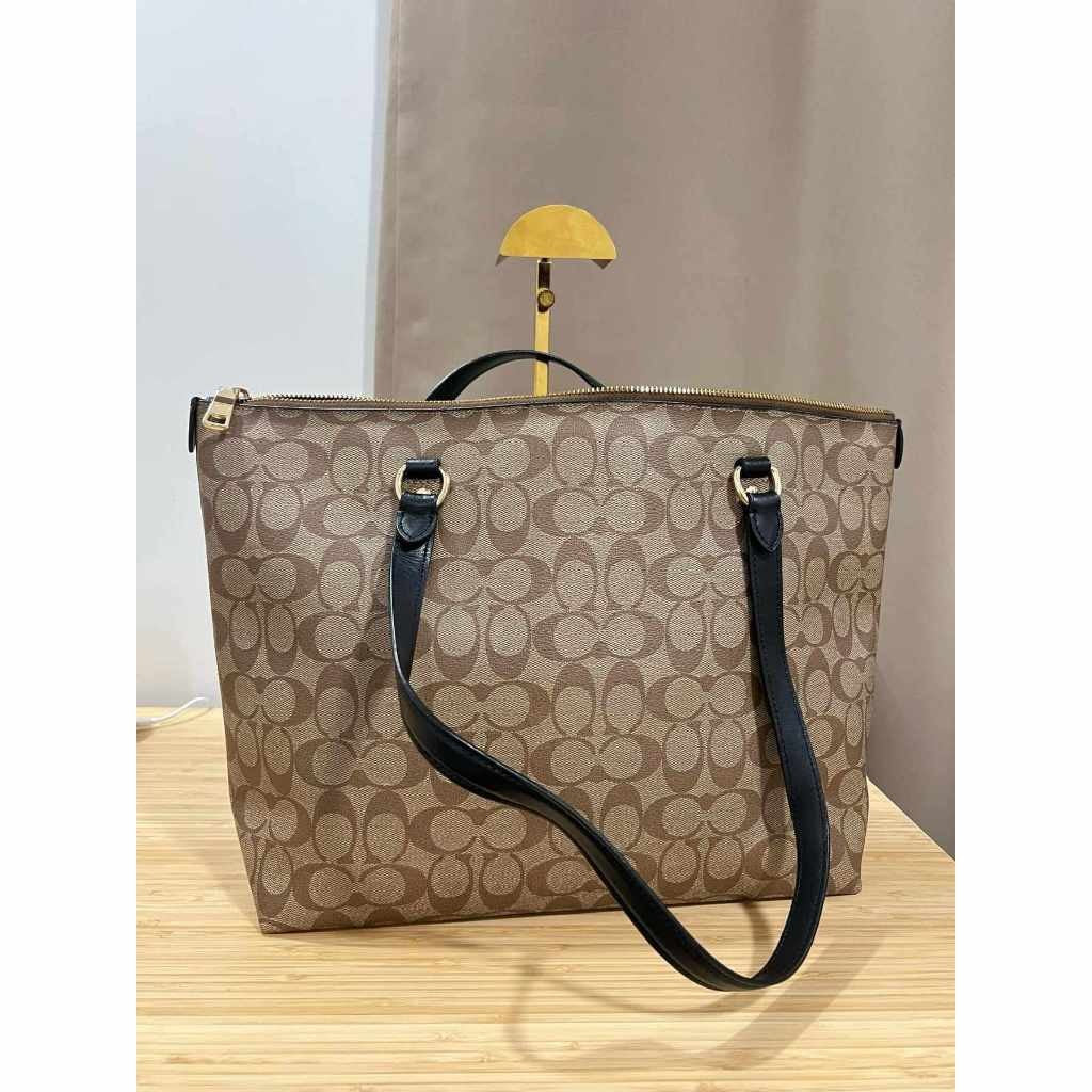 ORIG PRELOVED CCH Gallery Tote Khaki Black Bag