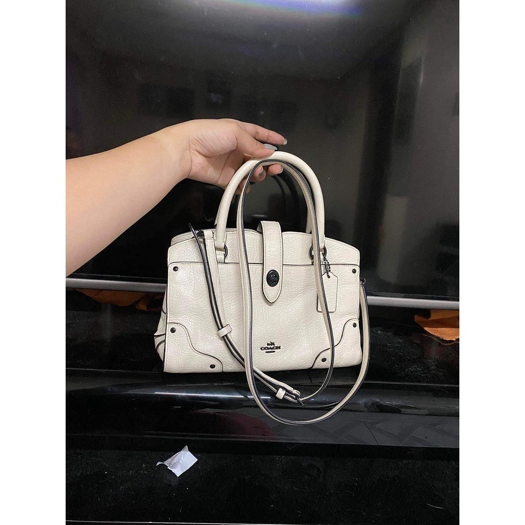 Orig PRELOVED  CCH MERCER SATCHEL 24 SMALL BAG IN WHITE/CHALK