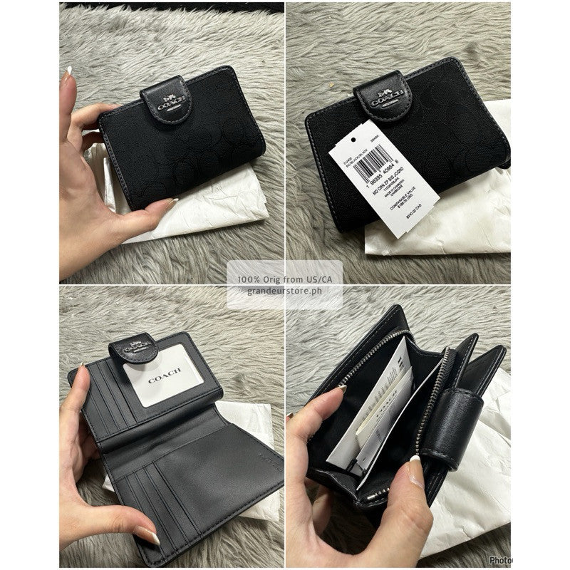 ORIG & IMPORTED CCH MEDIUM CORNER ZIP BIFOLD WALLET