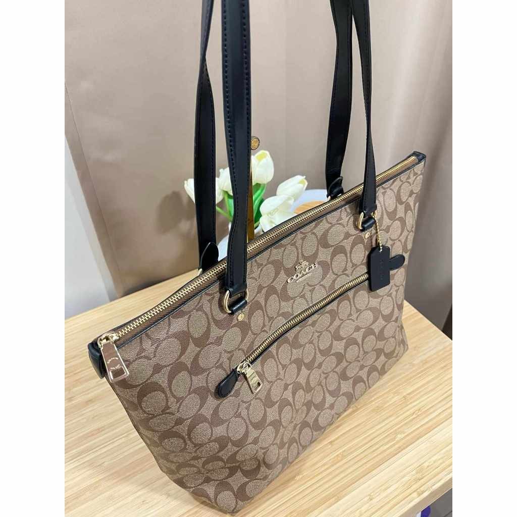 ORIG PRELOVED CCH Gallery Tote Khaki Black Bag