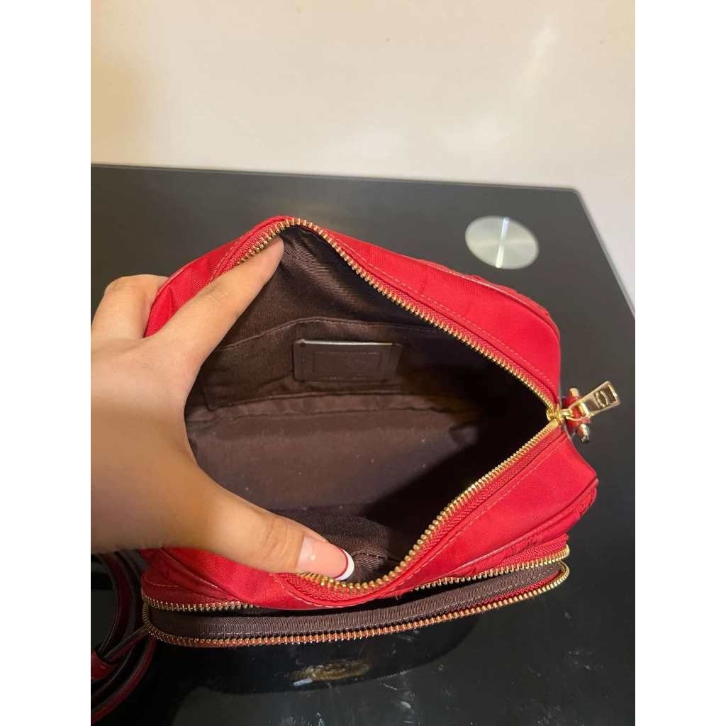 ORIG & IMPORTED Preloved CCH RARE Court Crossbody Camera Bag with Ruching