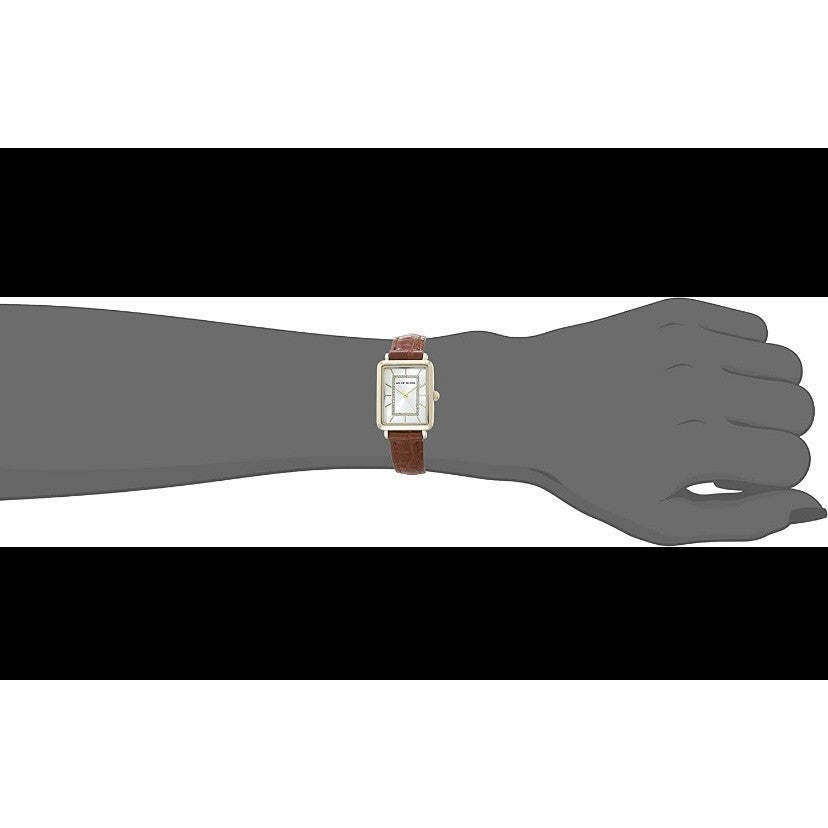 ORIG & IMPORTED AK Klein Women's Quartz Dress Watch with Faux Leather Strap, Brown AK/3820GPHY