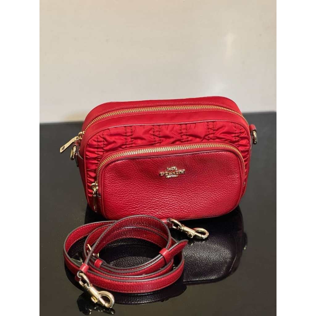 ORIG & IMPORTED Preloved CCH RARE Court Crossbody Camera Bag with Ruching