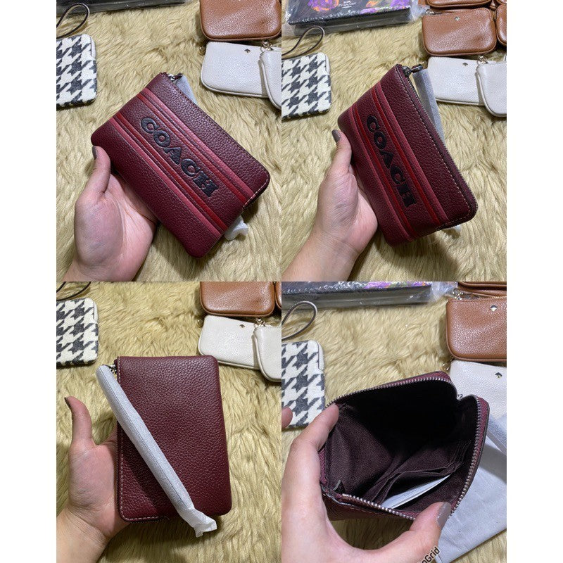 ORIG & IMPORTED CCH Corner Zip Small Wristlet Card Purse Wallet