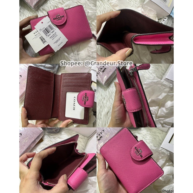 ORIG & IMPORTED CCH MEDIUM CORNER ZIP BIFOLD WALLET