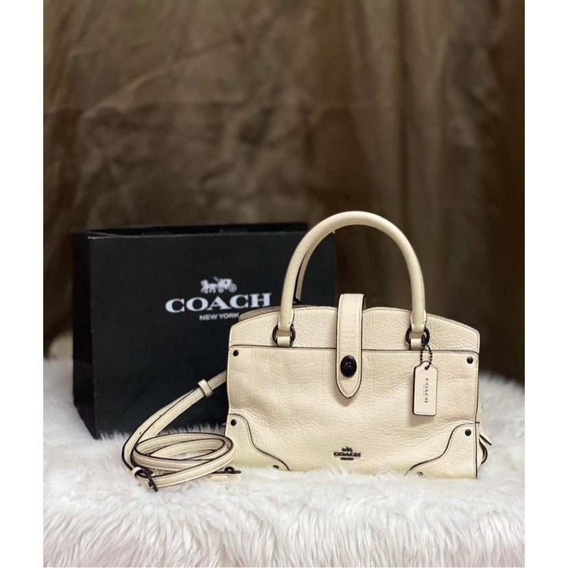 Orig PRELOVED  CCH MERCER SATCHEL 24 SMALL BAG IN WHITE/CHALK