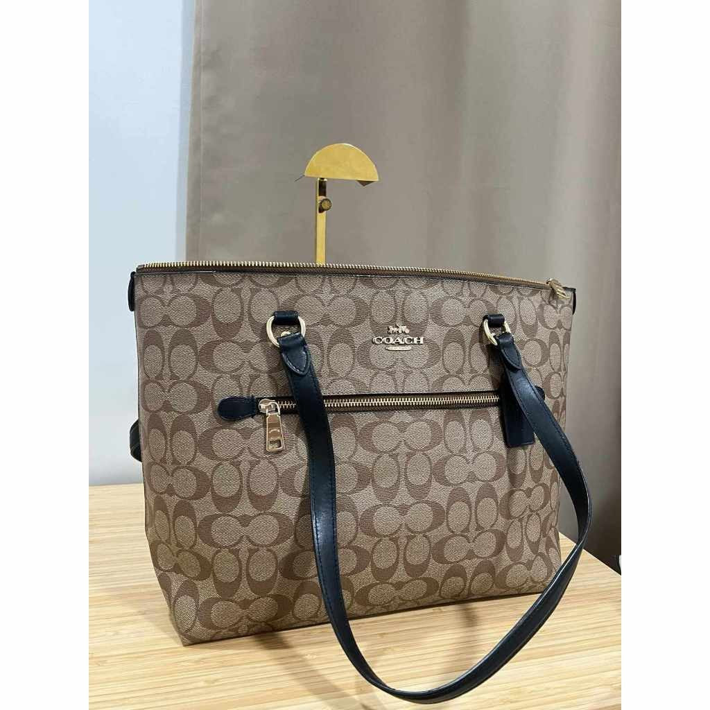 ORIG PRELOVED CCH Gallery Tote Khaki Black Bag