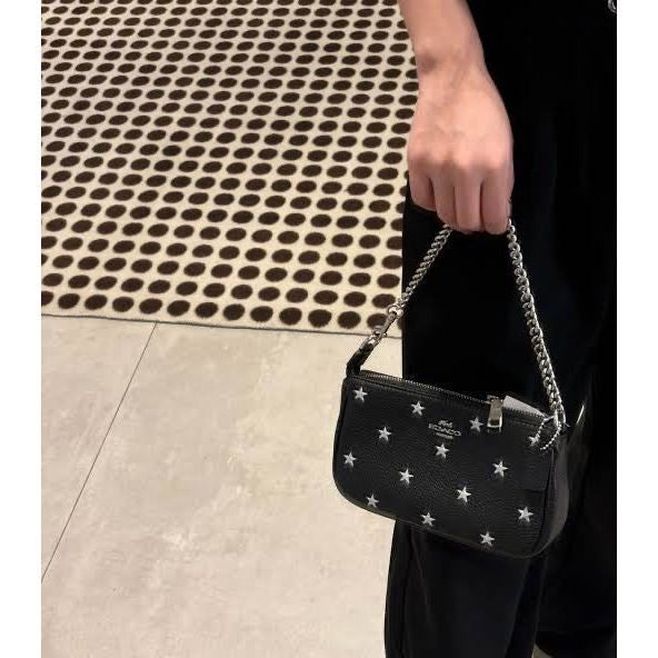 ORIG & IMPORTED CCH Nolita 19 With Star Print Small Black Bag