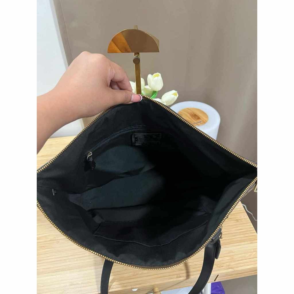 ORIG PRELOVED CCH Gallery Tote Khaki Black Bag