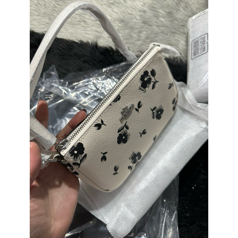 ORIG & IMPORTED CCH Nolita 19 Floral Print White Small Bag