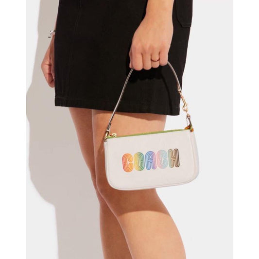 ORIG & IMPORTED CCH Nolita 19 With Rainbow Shoulder Bag White