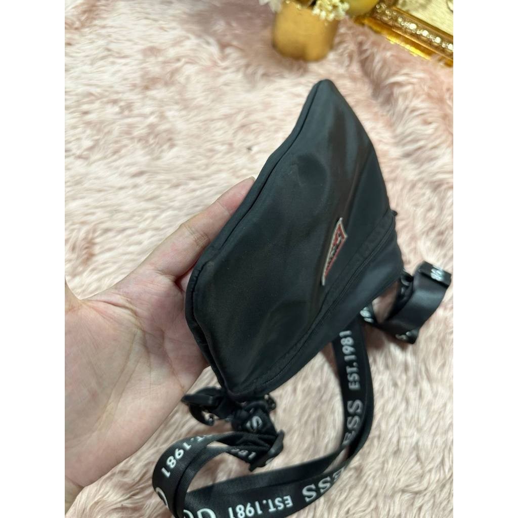 ORIG Preloved Nylon Crossbody Pouch Slim Nylon Bag