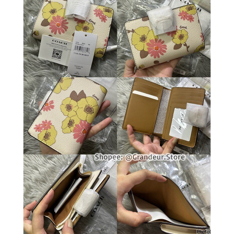 ORIG & IMPORTED CCH MEDIUM CORNER ZIP BIFOLD WALLET