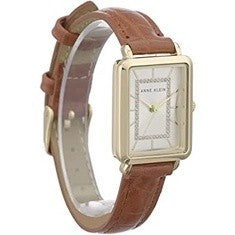 ORIG & IMPORTED AK Klein Women's Quartz Dress Watch with Faux Leather Strap, Brown AK/3820GPHY