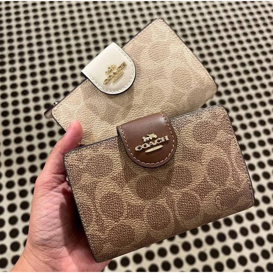 ORIG & IMPORTED CCH MEDIUM CORNER ZIP BIFOLD WALLET