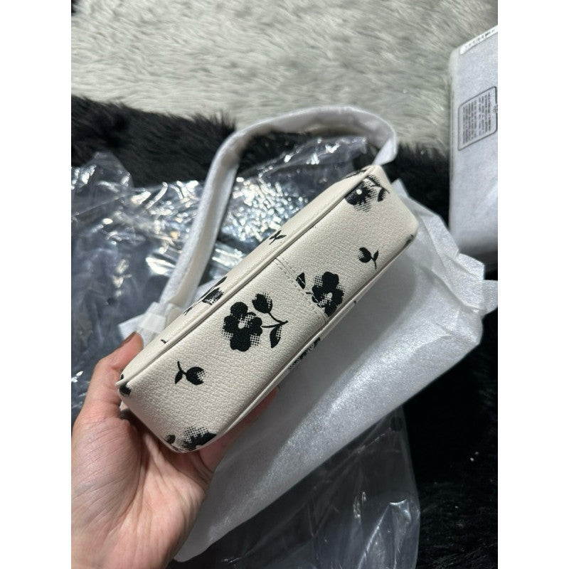 ORIG & IMPORTED CCH Nolita 19 Floral Print White Small Bag