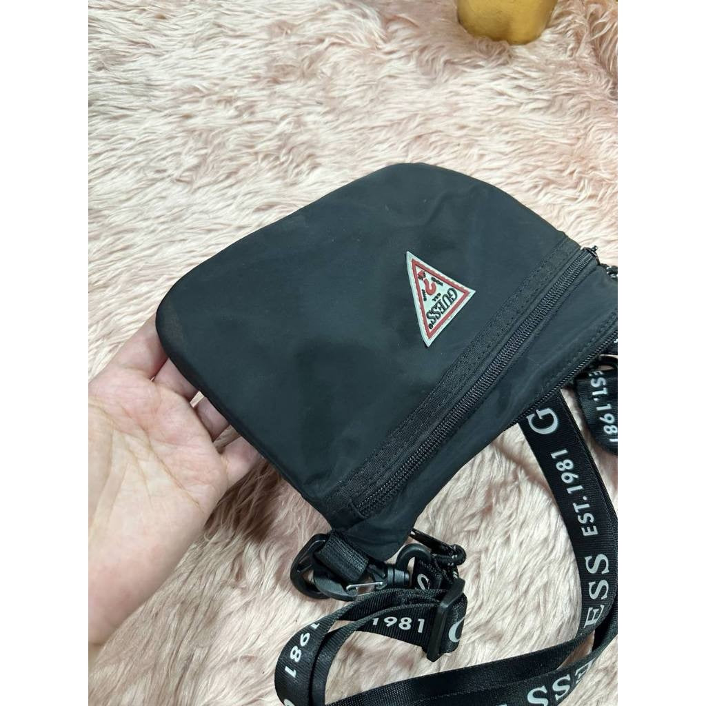 ORIG Preloved Nylon Crossbody Pouch Slim Nylon Bag