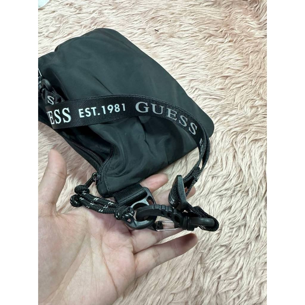 ORIG Preloved Nylon Crossbody Pouch Slim Nylon Bag