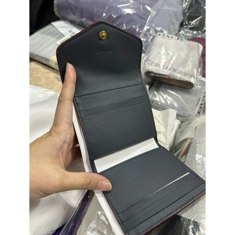 ORIG & IMPORTED CCH Wyn Small Wallet With Cherry Print (White & Blue)