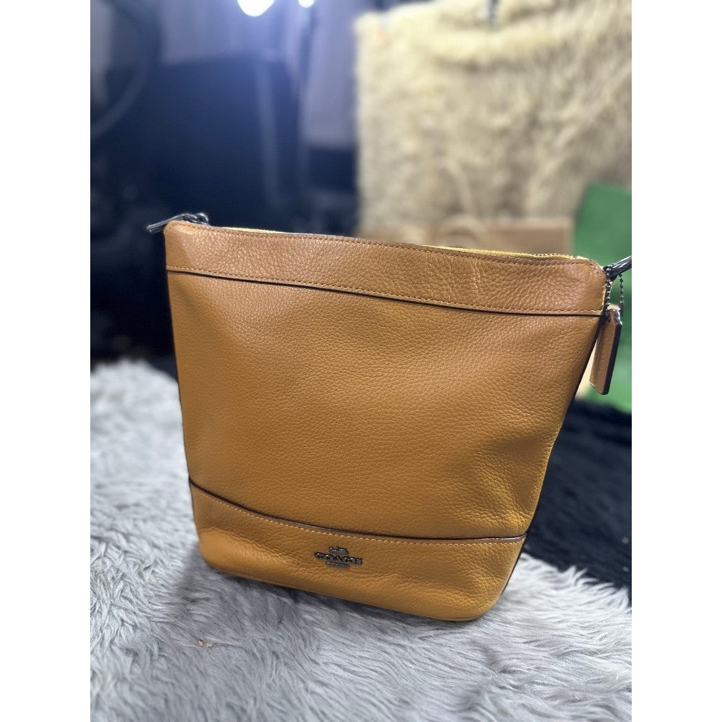 Orig PRELOVED  CCH Small Paxton Duffle Shoulder Bag Crossbody Bag Mustard Yellow