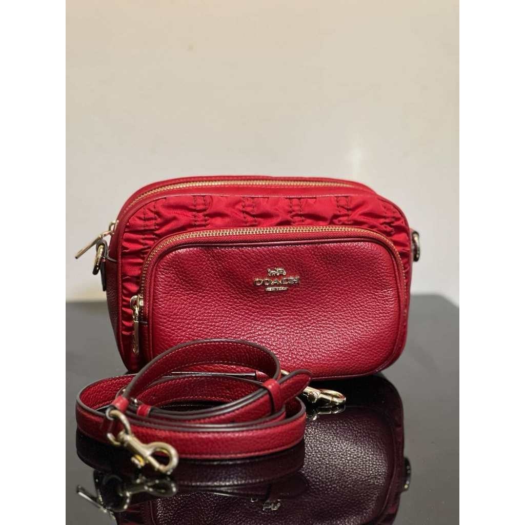 ORIG & IMPORTED Preloved CCH RARE Court Crossbody Camera Bag with Ruching