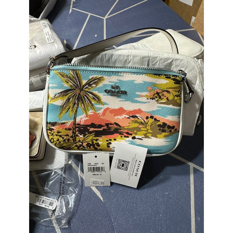 ORIG & IMPORTED CCH Nolita 19 With Hawaiian Print KiliKili Bag Wristlet Purse