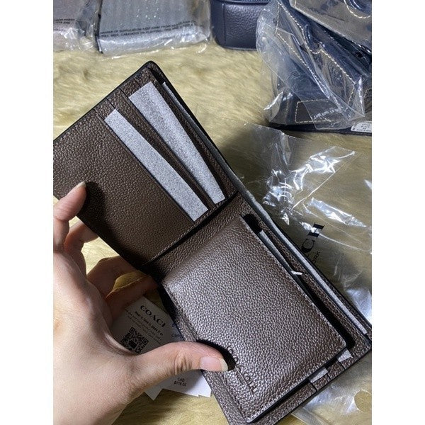 ORIG & IMPORTED CCH 3 in 1 Men’s Wallet in Plain Mahogany Brown (With insert) Calf Leather