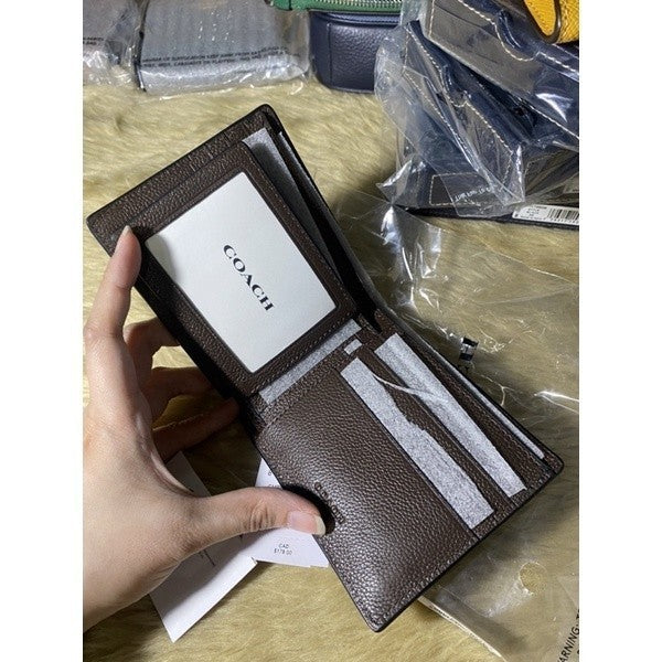 ORIG & IMPORTED CCH 3 in 1 Men’s Wallet in Plain Mahogany Brown (With insert) Calf Leather