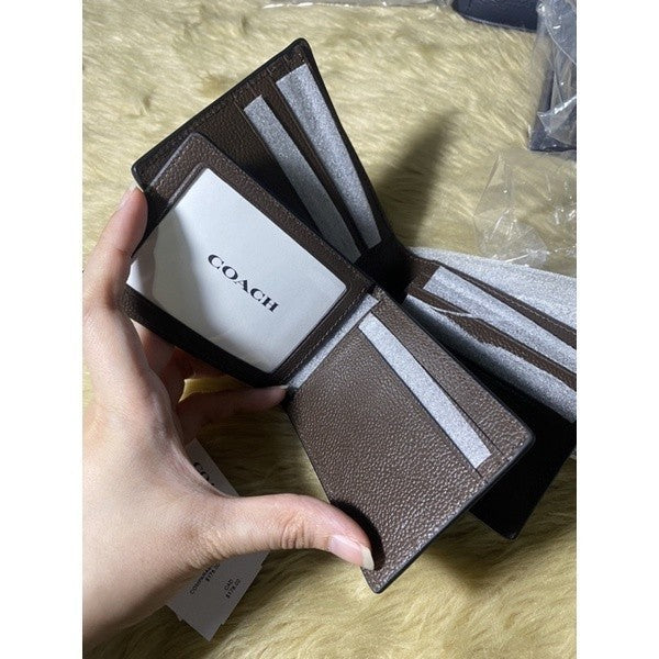 ORIG & IMPORTED CCH 3 in 1 Men’s Wallet in Plain Mahogany Brown (With insert) Calf Leather