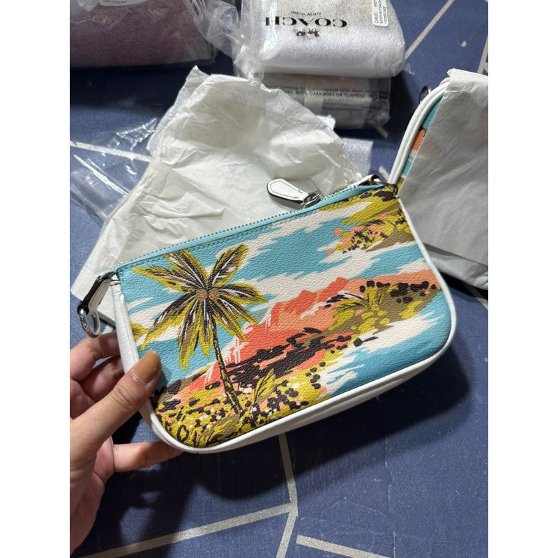 ORIG & IMPORTED CCH Nolita 19 With Hawaiian Print KiliKili Bag Wristlet Purse