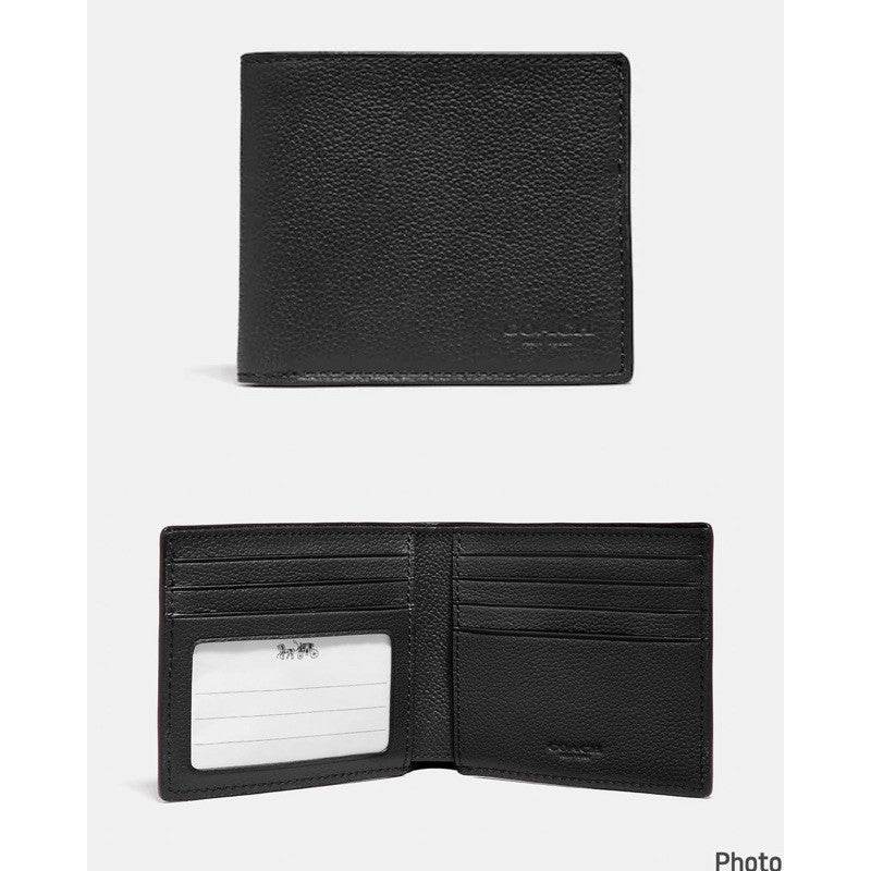 ORIG & IMPORTED CCH Id Billfold Men's Wallet in PLAIN BLACK