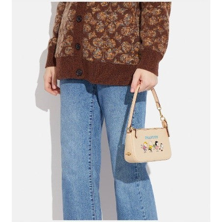 ORIG & IMPORTED CCH CCH X Peanuts Nolita 19 Small Beige KiliKili Bag in Snoopy And Friends