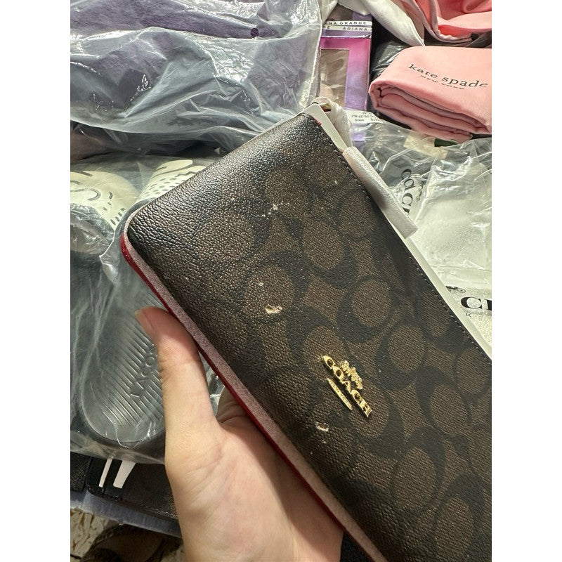 ORIG & IMPORTED CCH Double Zip Large Phone Wallet Wristlet