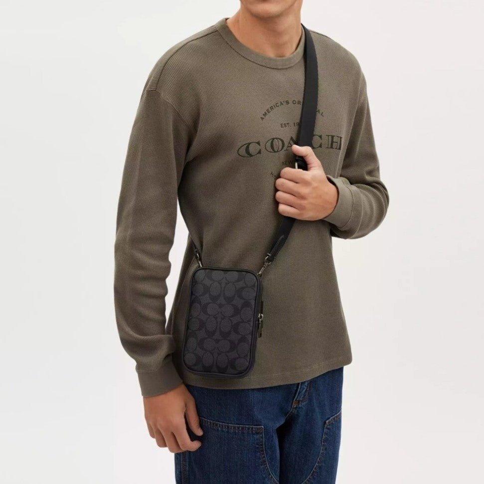 ORIG & IMPORTED CCH Aden Crossbody Men's Phone Mini Bag Black