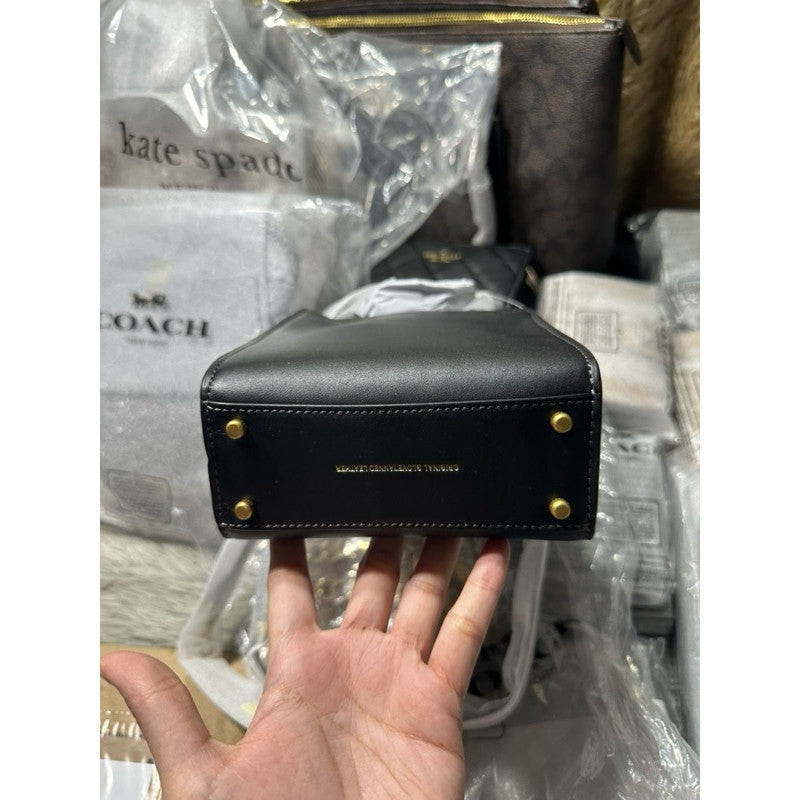 ORIG & IMPORTED CCH Mini Top Handle Cashin Tote Small Black Bag