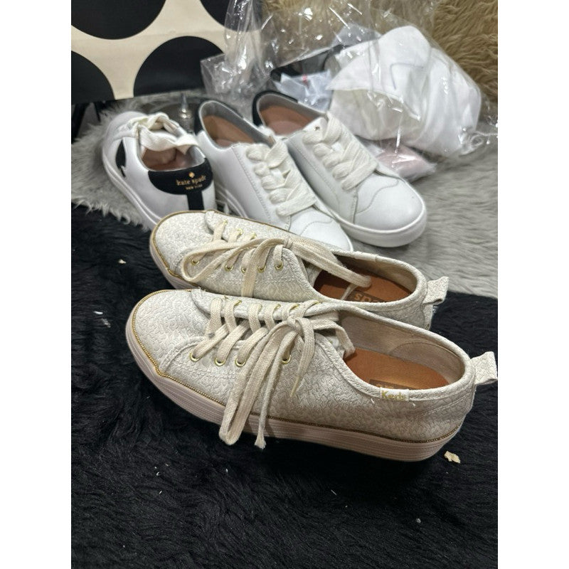 ORIG & IMPORTED DEEP CLEANED Triple Up Decker Off White Shoes Size 6 ONLY