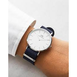 ORIG & IMPORTED Daniel Wellington Classic Bayswater Men's Navy Watch DW00600275