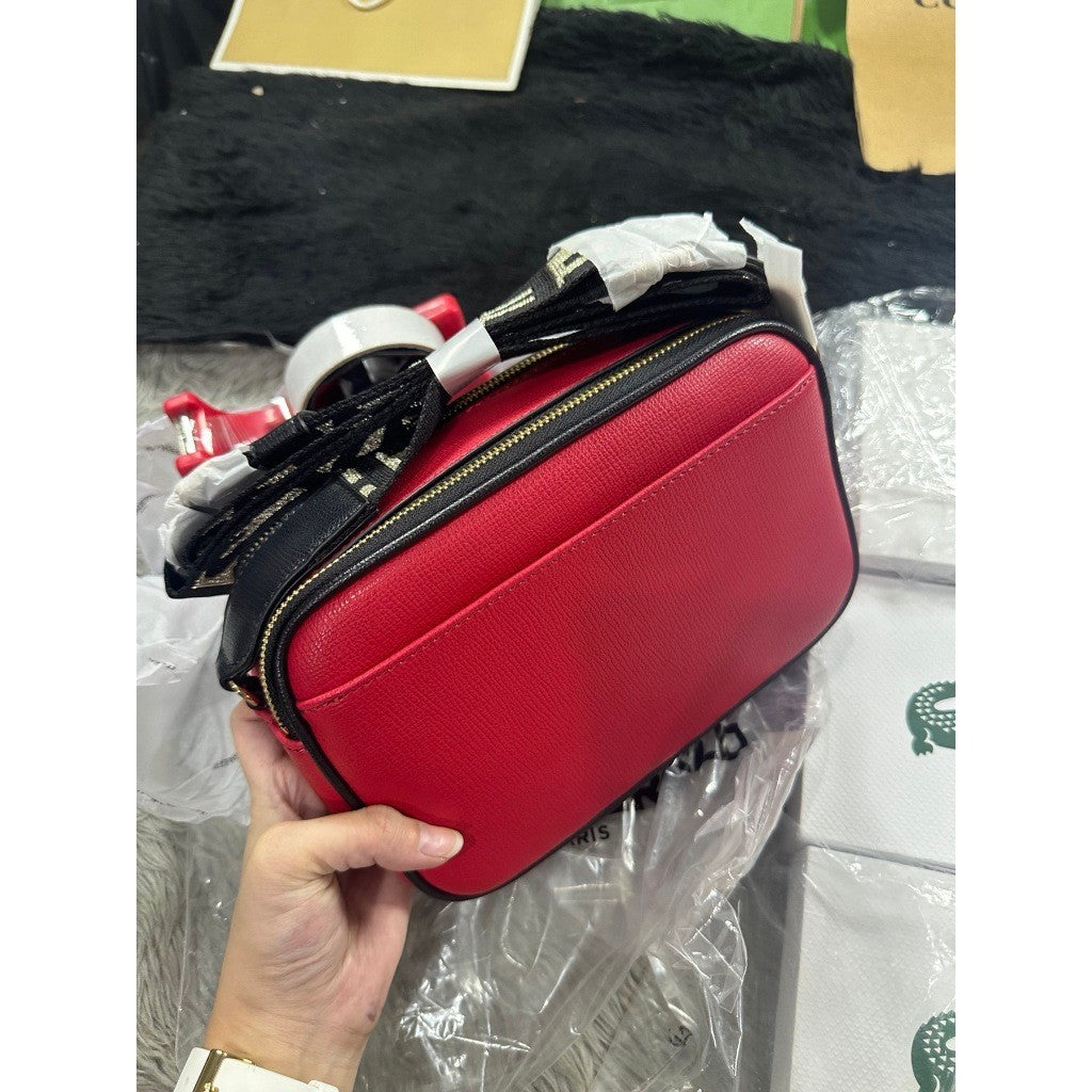 ORIG & IMPORTED Karl Lagerfeld Paris KL Red Camera Crossbody Bag