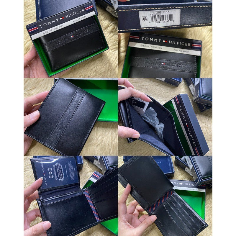 IMPORTED TH Bifold Men’s Wallet black and brown