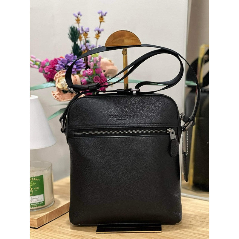 ORIG & IMPORTED CCH Houston Flight Men's Bag in Gunmetal/BLACK
