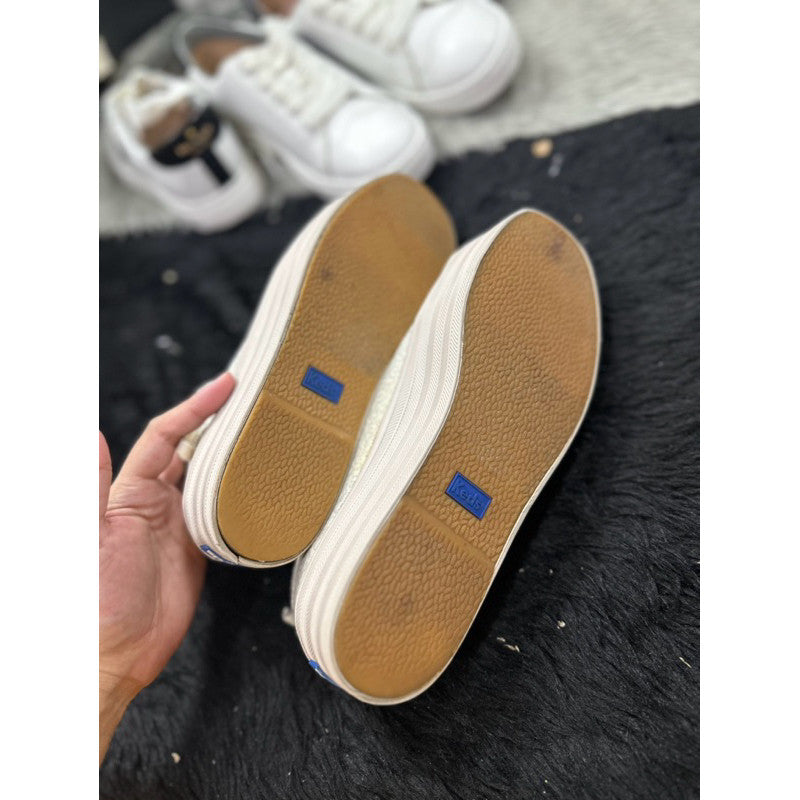 ORIG & IMPORTED DEEP CLEANED Triple Up Decker Off White Shoes Size 6 ONLY