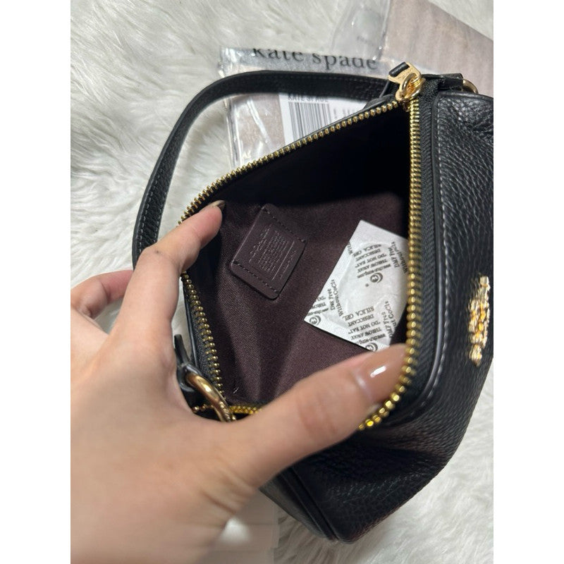 ORIG & IMPORTED CCH Nolita Barrel Small Shoulder Wristlet Black Pink Bag