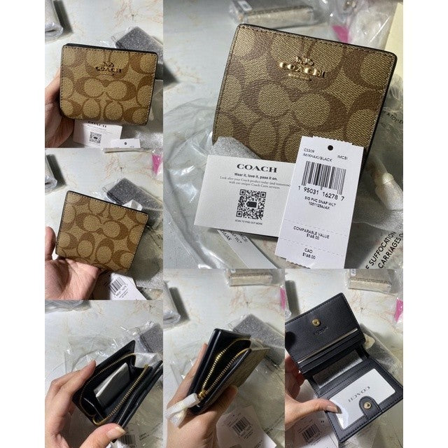 ORIG & IMPORTED CCH SMALL SNAP WALLET COIN PURSE