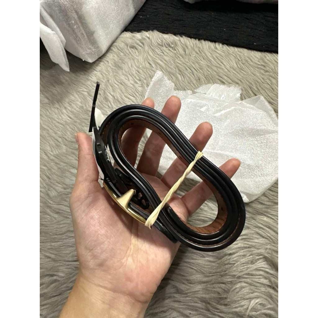 ORIG & IMPORTED CCH 20 Mm Buckle Reversible Belt Women Black
