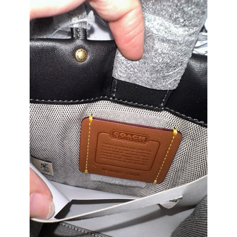 ORIG & IMPORTED CCH Mini Top Handle Cashin Tote Small Black Bag
